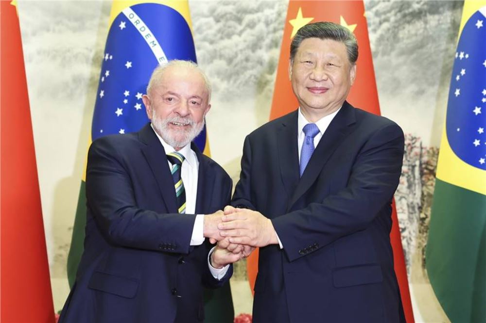 习近平同巴西总统卢拉会谈