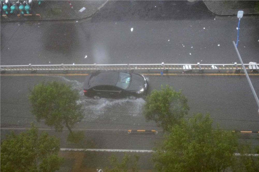台风“沙德尔”在浙江龙湾二次登陆