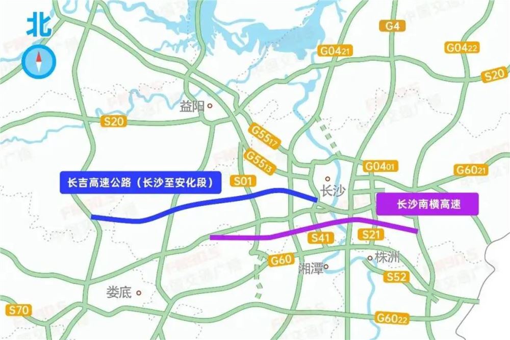 长沙北横高速洪家洲湘江特大桥施工图设计获批