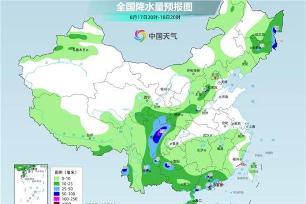 副热带高压南北两侧强降雨“夹击” 南方40℃+闷热体感再度上线