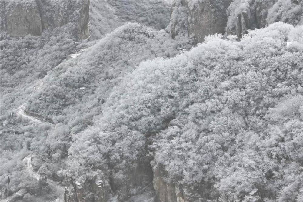 千城胜景｜河北磁县：天保寨雾凇扮靓寒冬