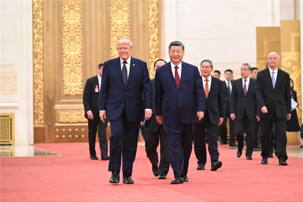 习近平为美国总统特朗普举行欢迎宴会