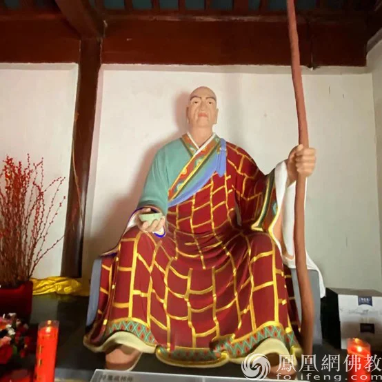 山东大灵岩寺祖师殿降魔藏祖师像（摄影：山东大灵岩寺）