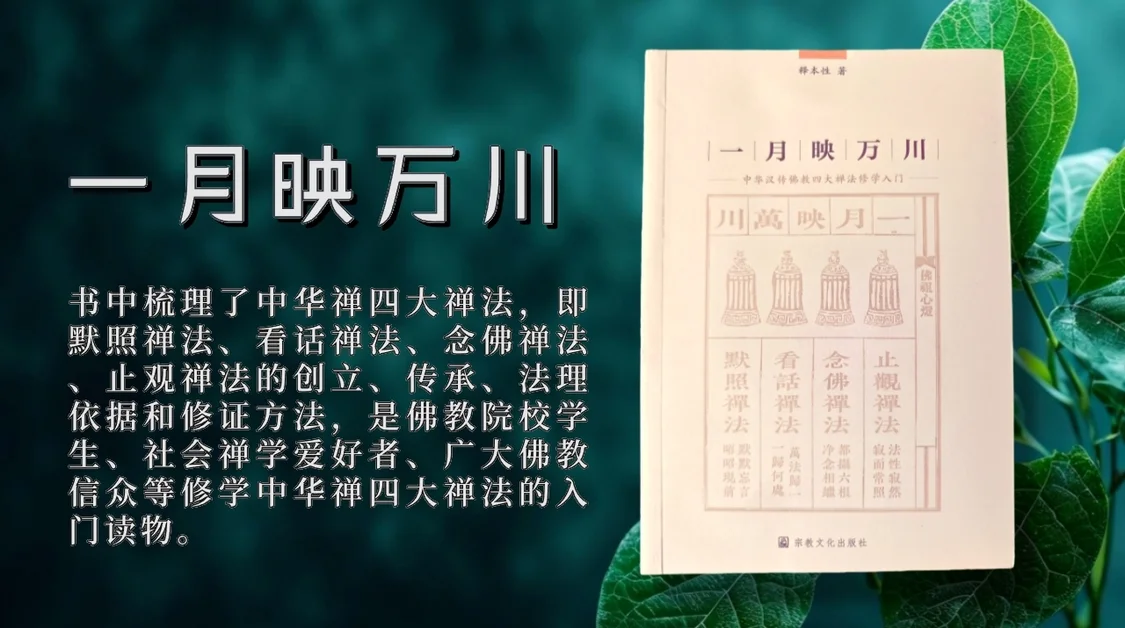 本性法师《一月映万川》:默照禅法的法门传承