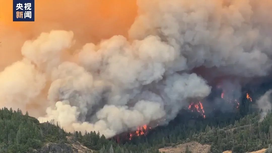美国发生超百处大型野火!数千人逃离 美国发生超百处大型野火!数千人逃离