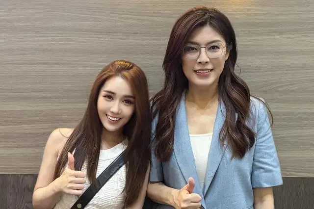 洪秀柱爱将黎子渝（左）发文表态力挺国民党主席候选人郑丽文（右）