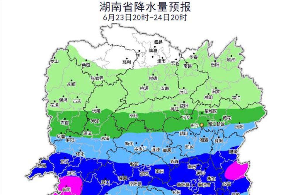 湖南气象发布：大暴雨！9级雷暴大风！