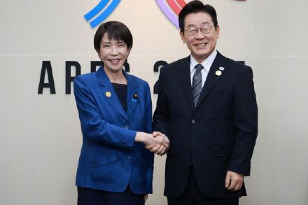 李在明与高市早苗举行首次会晤